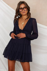 Poison Ivy Dress Navy