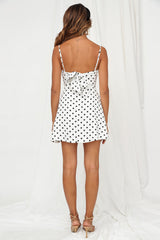 French Muse Dress White Black
