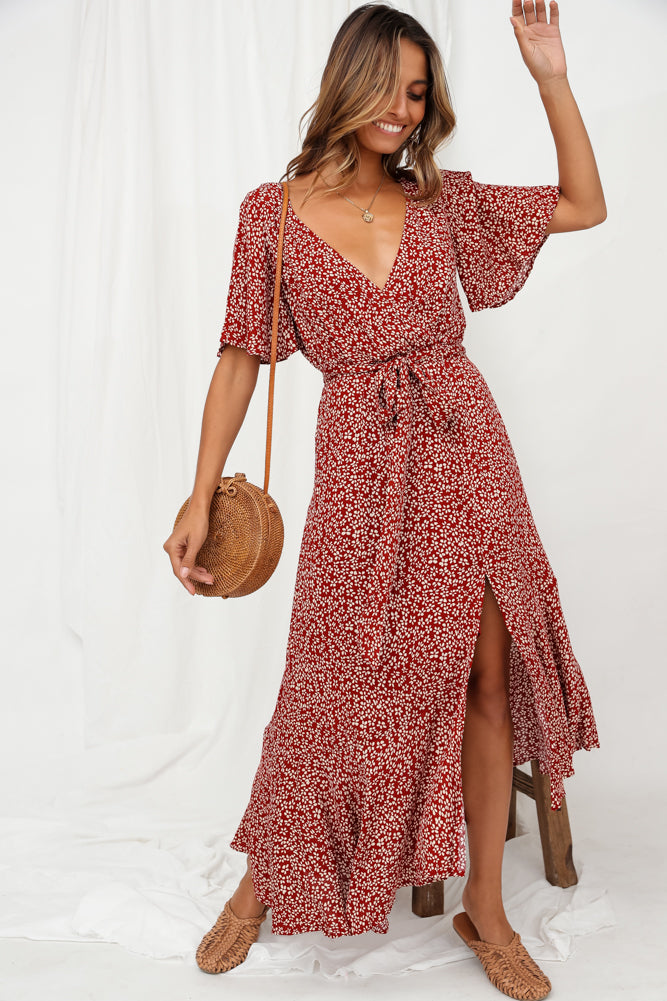 Eternity Maxi Dress Wine