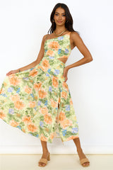 Castle In The Sky Maxi Dress Green
