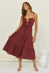 We Are Here Maxi Dress Brown