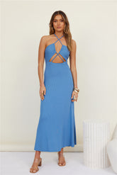 Finer Moments Maxi Dress Blue