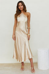 Desert Plains Maxi Dress Champagne