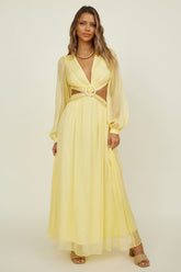 Celsius Maxi Dress Yellow