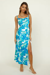Stay Forever Maxi Dress Blue