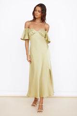 Aurora Skies Maxi Dress Green