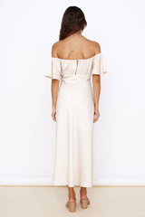 Aurora Skies Maxi Dress Cream