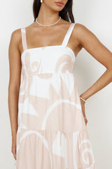 High Hopes Maxi Dress Beige