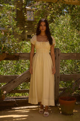 The Sage of Secrets Maxi Dress Yellow