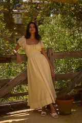 The Sage of Secrets Maxi Dress Yellow