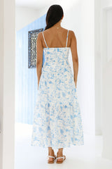 Hidden Lagoon Maxi Dress Blue