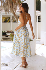 Never Forgotten Maxi Dress Blue