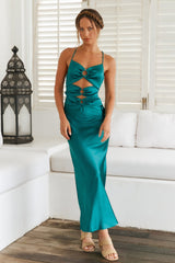 Starry Skies Maxi Dress Forest Green