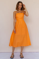 Kahlua Maxi Dress Orange