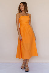Kahlua Maxi Dress Orange