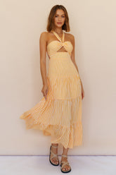 Words Of Glory Maxi Dress Orange