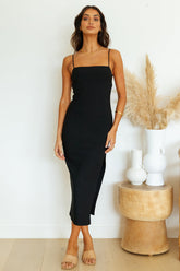 So Far Away Maxi Dress Black