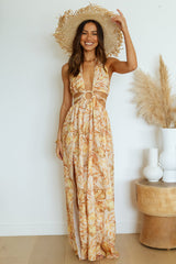 Hold Me Close Maxi Dress Yellow