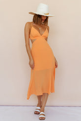 Full Of Life Maxi Dress Orange