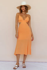 Full Of Life Maxi Dress Orange