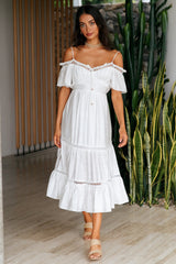 Hard To Resist Maxi Dress White