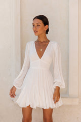Going Solar Dress White