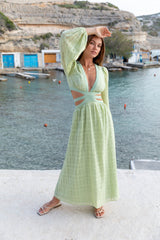 Neo Paradise Maxi Dress Green