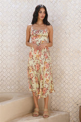 Ocean Breeze Midi Dress Green