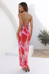Moonlight Bloom Midi Dress Pink