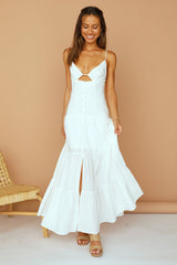 Forever Candlelit Maxi Dress White