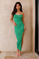 Full Moon Rising Maxi Dress Green