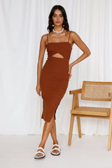 After The Rain Maxi Dress Brown
