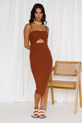 After The Rain Maxi Dress Brown
