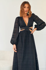 Neo Paradise Maxi Dress Black