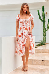 Cantabile Midi Dress Orange