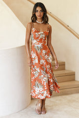 Feeling Proud Maxi Dress Rust