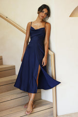 Love Games Maxi Dress Navy