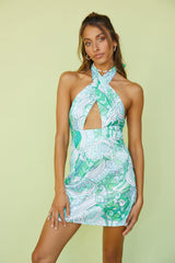 Feeling Alive Dress Green