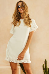 Elsie Dress White