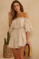 If You Wait Dress Beige