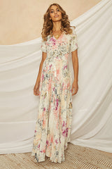 Salmon Bay Maxi Dress Beige