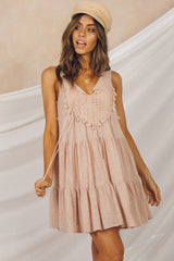 Almost Home Dress Beige