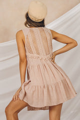 Almost Home Dress Beige