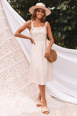 Wandermere Midi Dress Natural