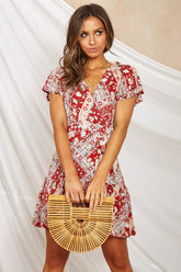 Immortality Dress Red