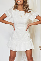Sunday Caption Dress White