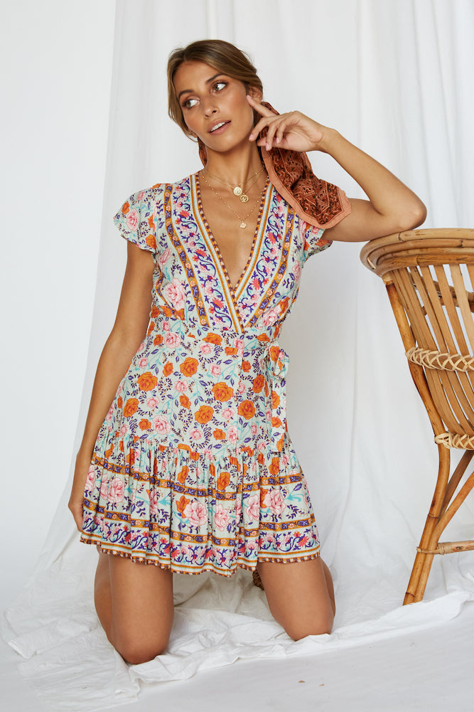 Exotic Sun Dress Mint