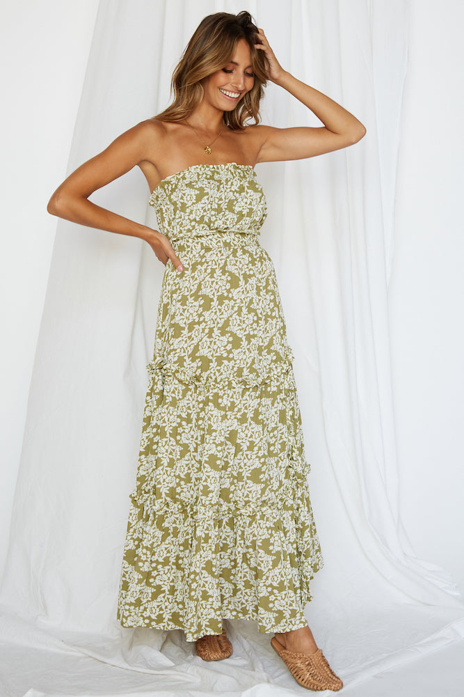 Atlas Maxi Dress Olive
