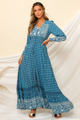 Spirit Of A Dreamer Maxi Dress Blue