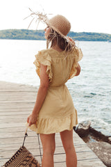 Bella Cara Dress Mustard